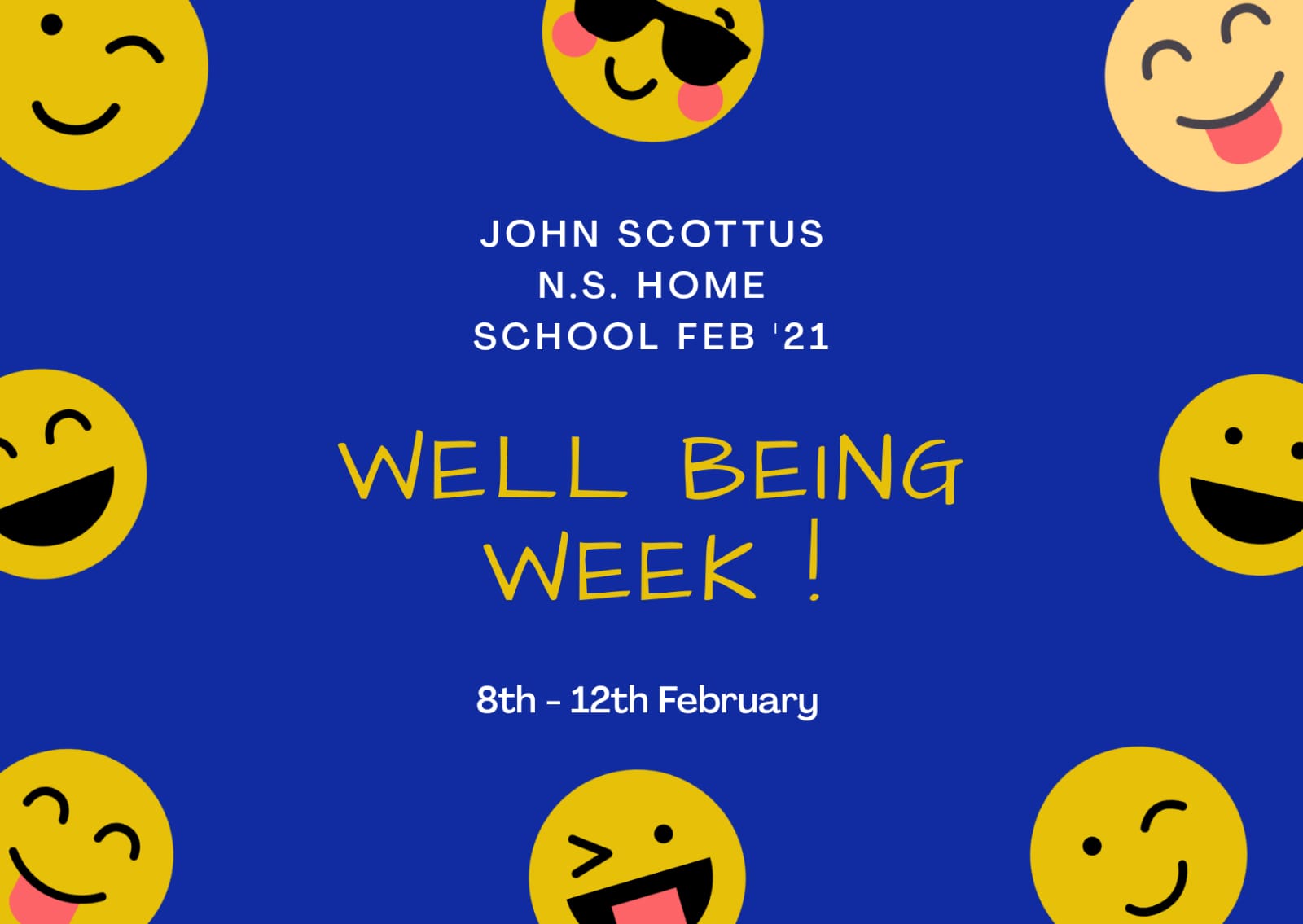 Well Being Week! - John Scottus National School